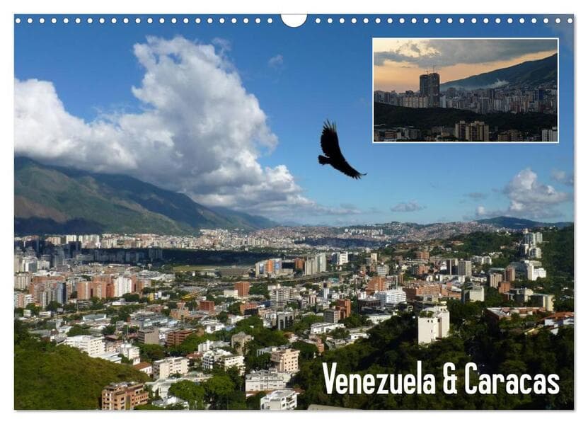Venezuela & Caracas (Wandkalender 2026 DIN A3 quer), CALVENDO Monatskalender