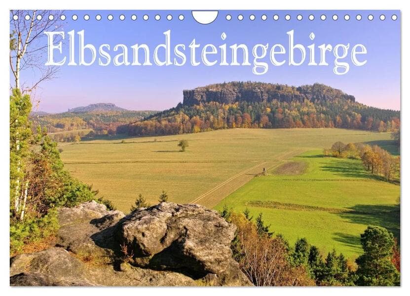 Elbsandsteingebirge (Wandkalender 2026 DIN A4 quer), CALVENDO Monatskalender