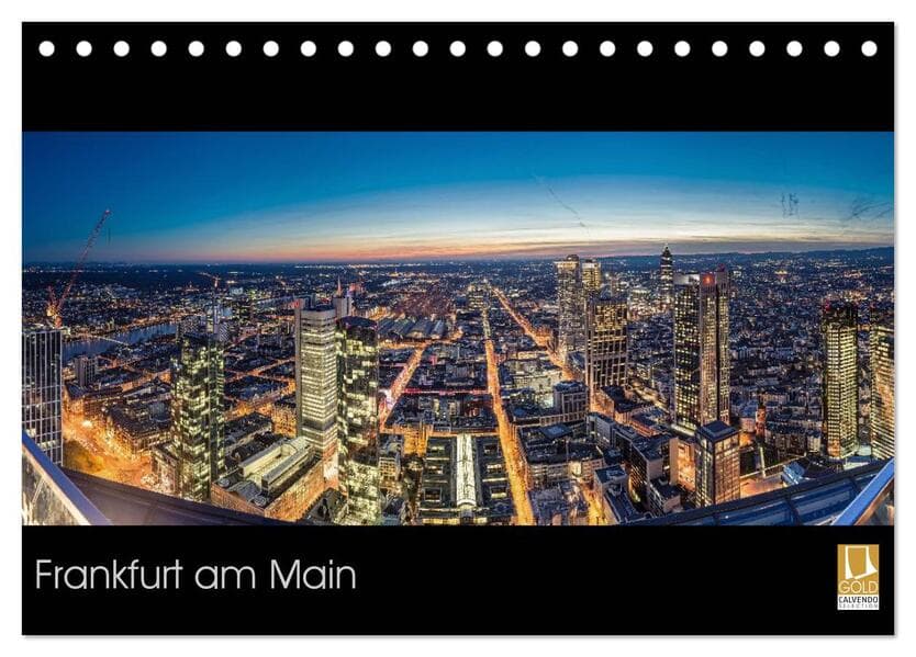 Frankfurt am Main (Tischkalender 2026 DIN A5 quer), CALVENDO Monatskalender