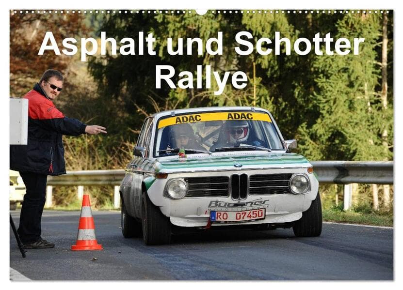 Asphalt und Schotter Rallye (Wandkalender 2026 DIN A2 quer), CALVENDO Monatskalender