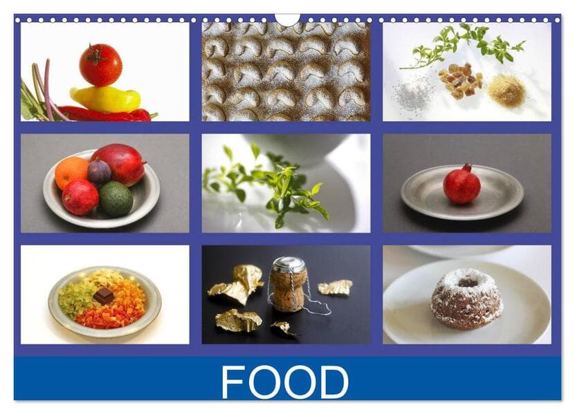Food (Wandkalender 2026 DIN A3 quer), CALVENDO Monatskalender