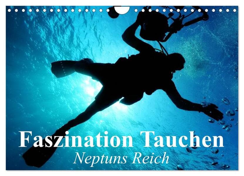 Faszination Tauchen - Neptuns Reich (Wandkalender 2026 DIN A4 quer), CALVENDO Monatskalender