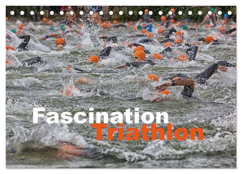 Fascination Triathlon (Tischkalender 2026 DIN A5 quer), CALVENDO Monatskalender