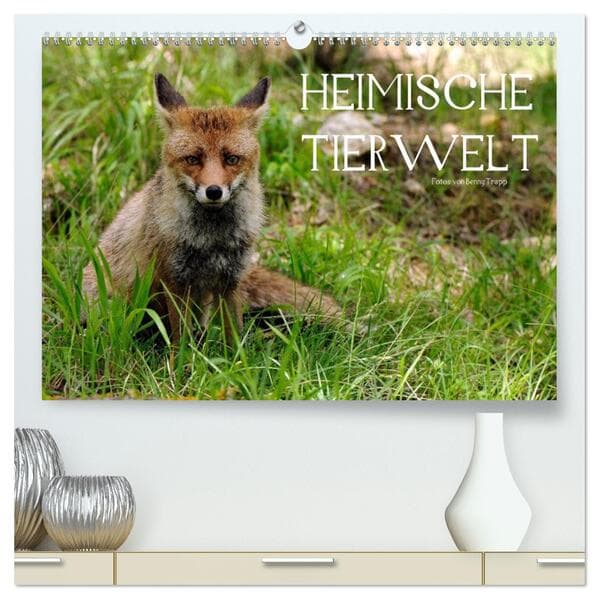 Heimische Tierwelt (hochwertiger Premium Wandkalender 2026 DIN A2 quer), Kunstdruck in Hochglanz