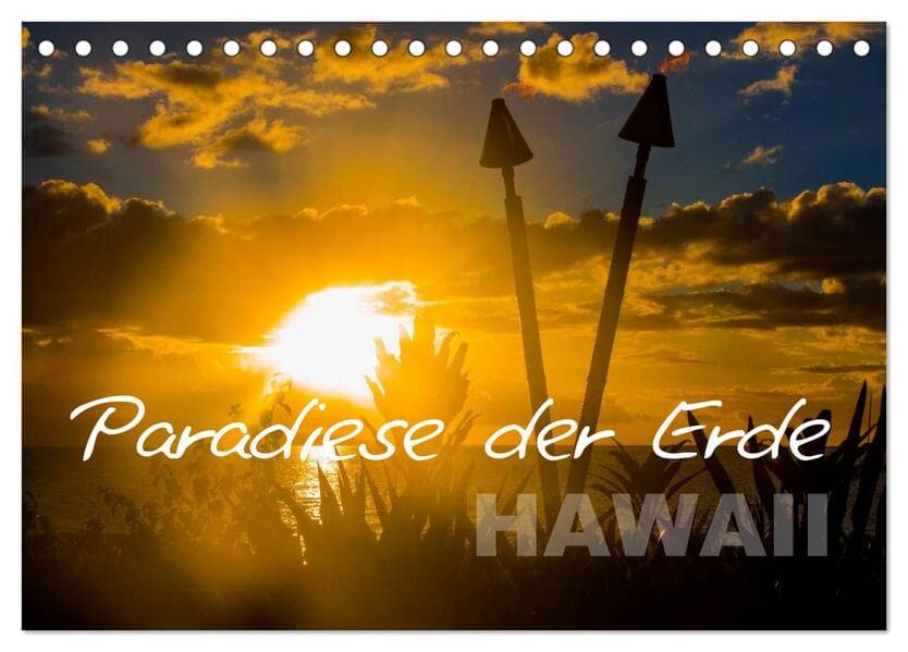 Paradiese der Erde - HAWAII (Tischkalender 2026 DIN A5 quer), CALVENDO Monatskalender