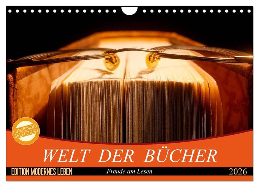Welt der Bücher (Wandkalender 2026 DIN A4 quer), CALVENDO Monatskalender