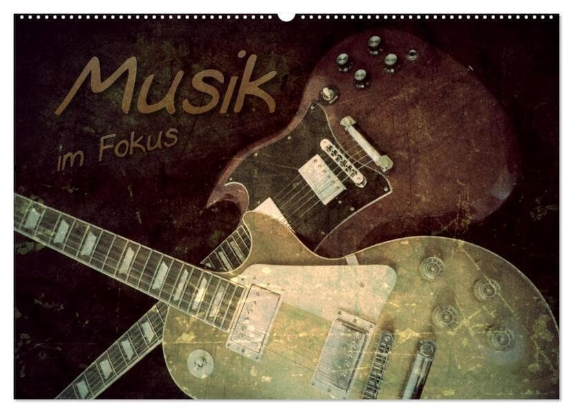 Musik im Fokus (Wandkalender 2026 DIN A2 quer), CALVENDO Monatskalender