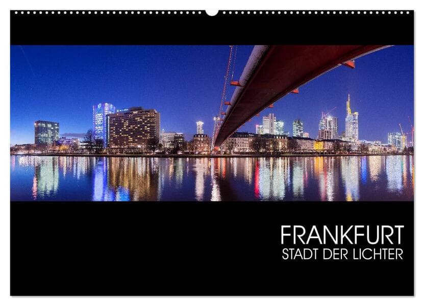 Frankfurt (Wandkalender 2026 DIN A2 quer), CALVENDO Monatskalender