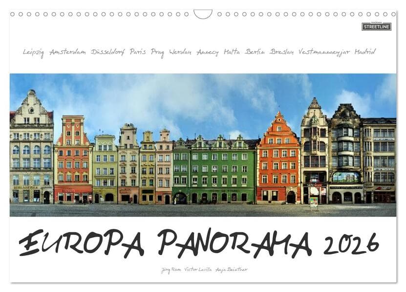 Europa Panorama 2026 (Wandkalender 2026 DIN A3 quer), CALVENDO Monatskalender