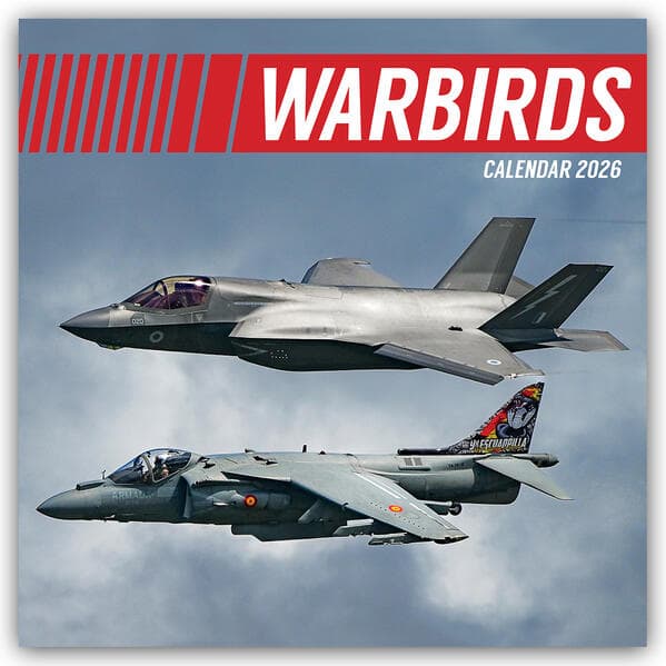 Warbirds - Kampfflugzeuge 2026 - 16-Monatskalender