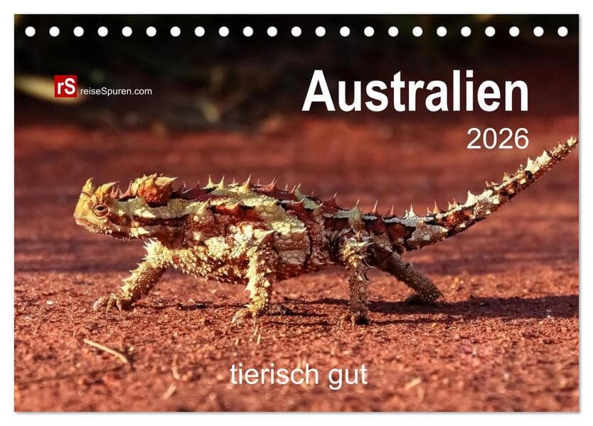Australien tierisch gut 2026 (Tischkalender 2026 DIN A5 quer), CALVENDO Monatskalender