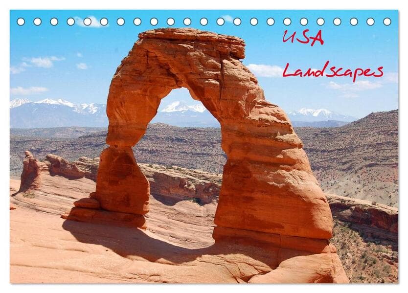 USA Landscapes (Tischkalender 2026 DIN A5 quer), CALVENDO Monatskalender