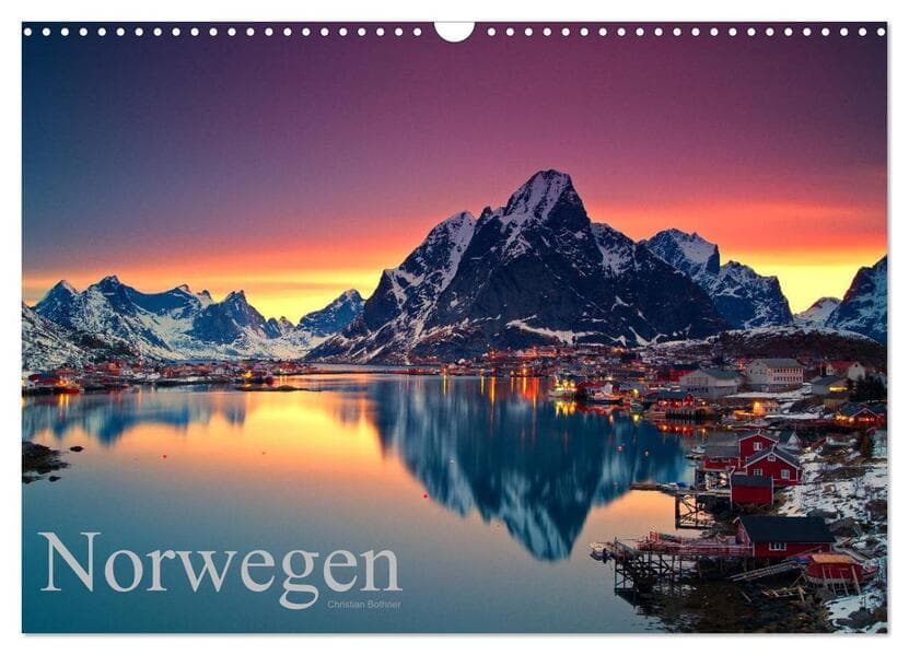 Norwegen (Wandkalender 2026 DIN A3 quer), CALVENDO Monatskalender