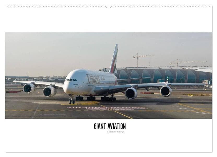 Giant Aviation - Verkehrsluftfahrt (Wandkalender 2026 DIN A2 quer), CALVENDO Monatskalender