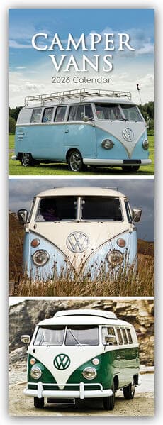 Camper - Camper Vans - Slimline-Kalender 2026