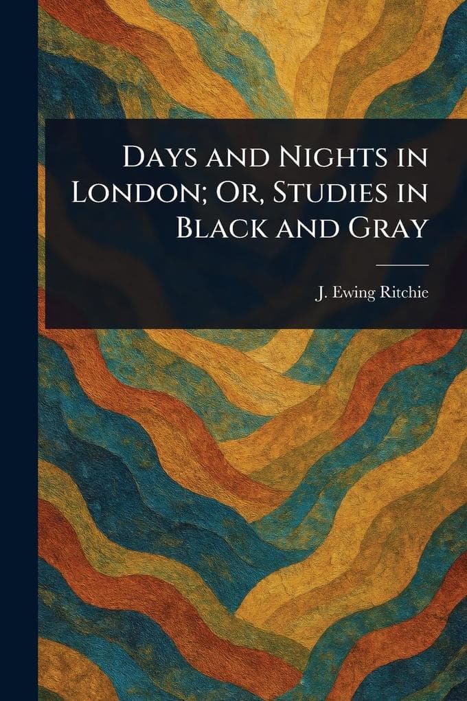 Days and Nights in London; Or, Studies in Black and Gray