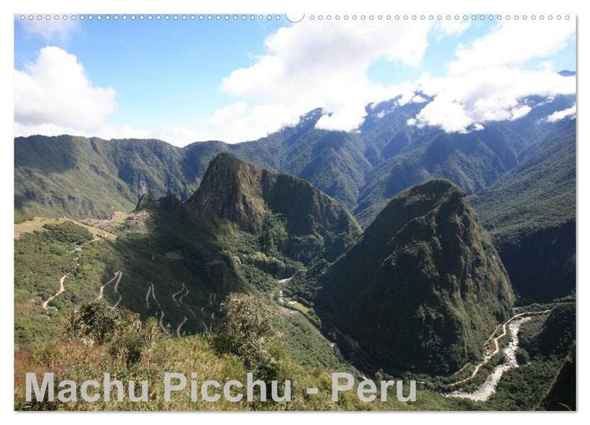 Machu Picchu - Peru (Wandkalender 2026 DIN A2 quer), CALVENDO Monatskalender