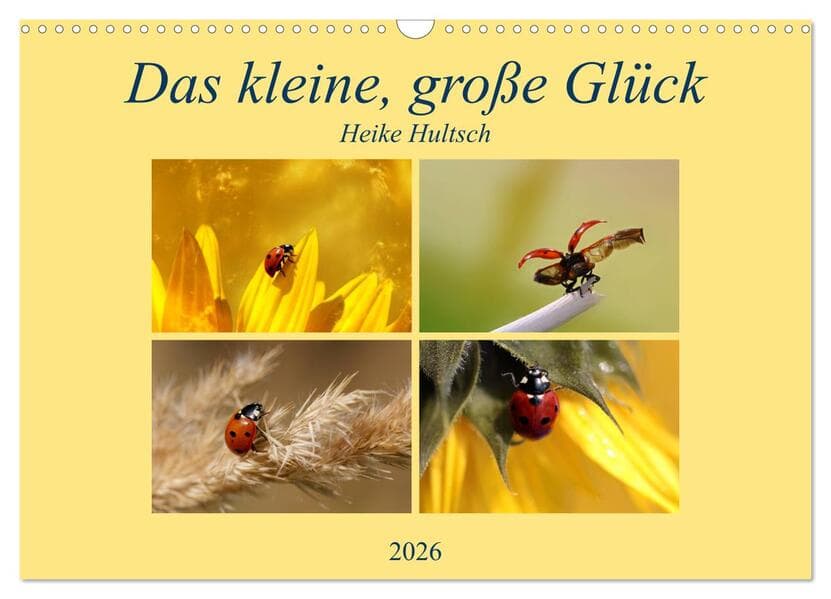 Das kleine, große Glück (Wandkalender 2026 DIN A3 quer), CALVENDO Monatskalender