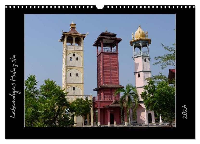 Lebendiges Malaysia (Wandkalender 2026 DIN A3 quer), CALVENDO Monatskalender