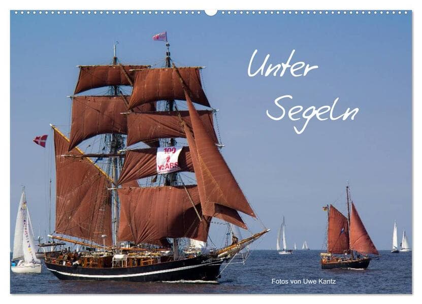 Unter Segeln (Wandkalender 2026 DIN A2 quer), CALVENDO Monatskalender