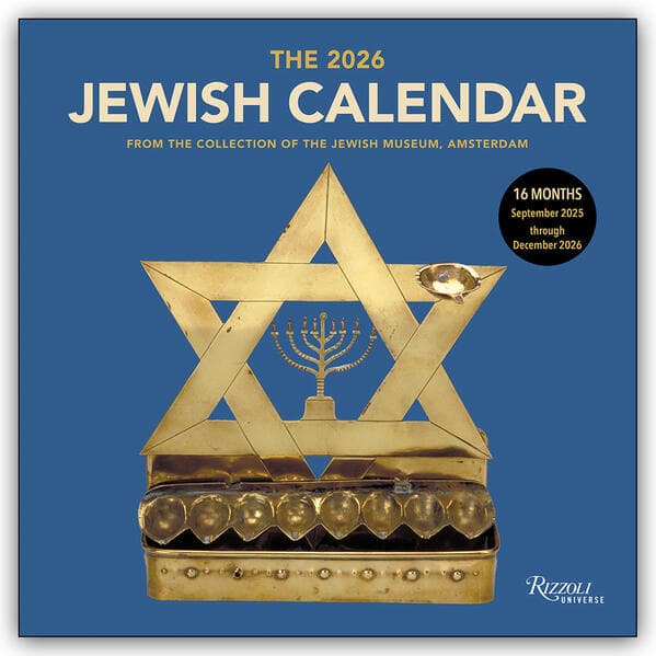 The Jewish Calendar 2025-2026 (5786) 16-Month Wall Calendar