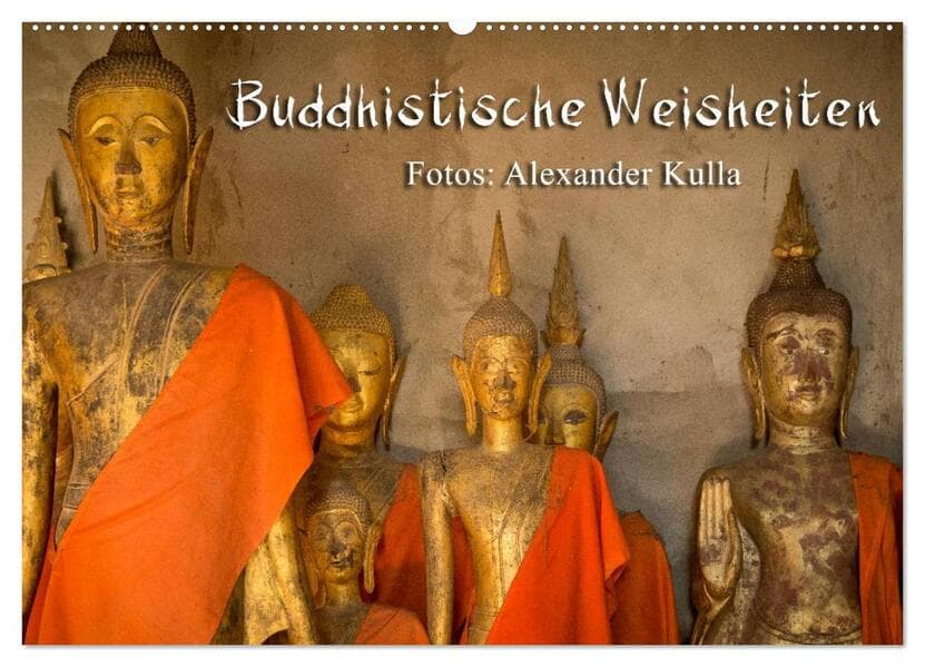 Buddhistische Weisheiten (Wandkalender 2026 DIN A2 quer), CALVENDO Monatskalender