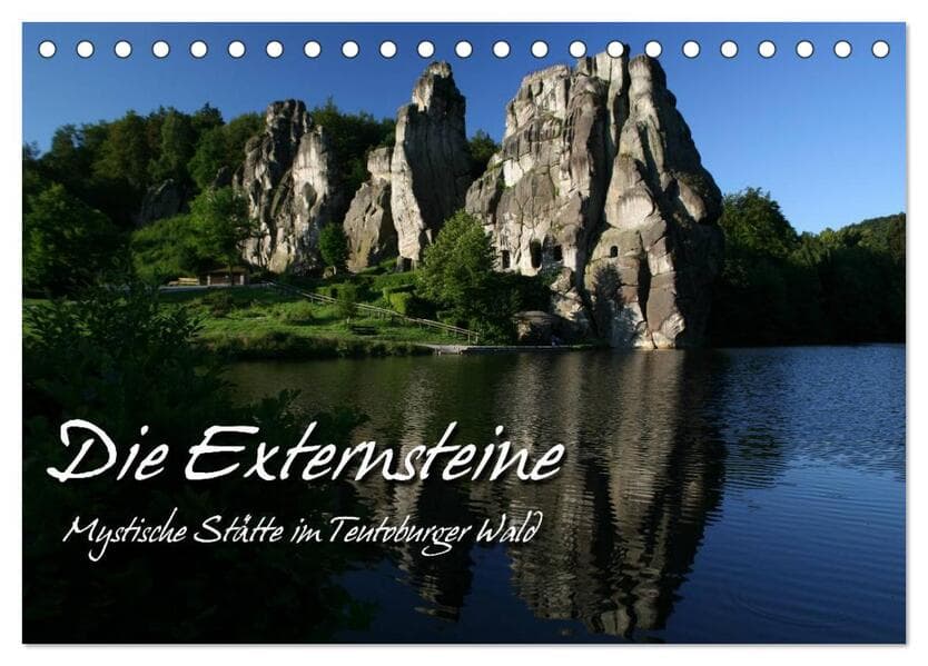 Die Externsteine (Tischkalender 2026 DIN A5 quer), CALVENDO Monatskalender