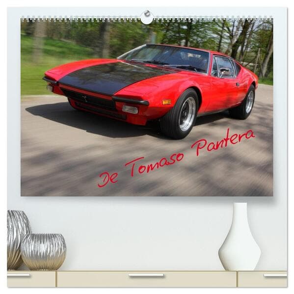 De Tomaso Pantera (hochwertiger Premium Wandkalender 2026 DIN A2 quer), Kunstdruck in Hochglanz