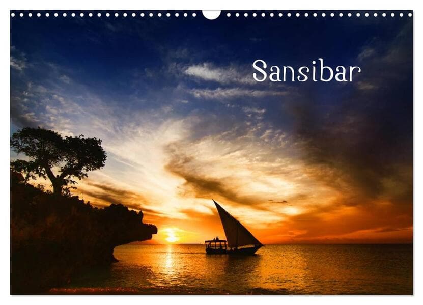 Sansibar (Wandkalender 2026 DIN A3 quer), CALVENDO Monatskalender