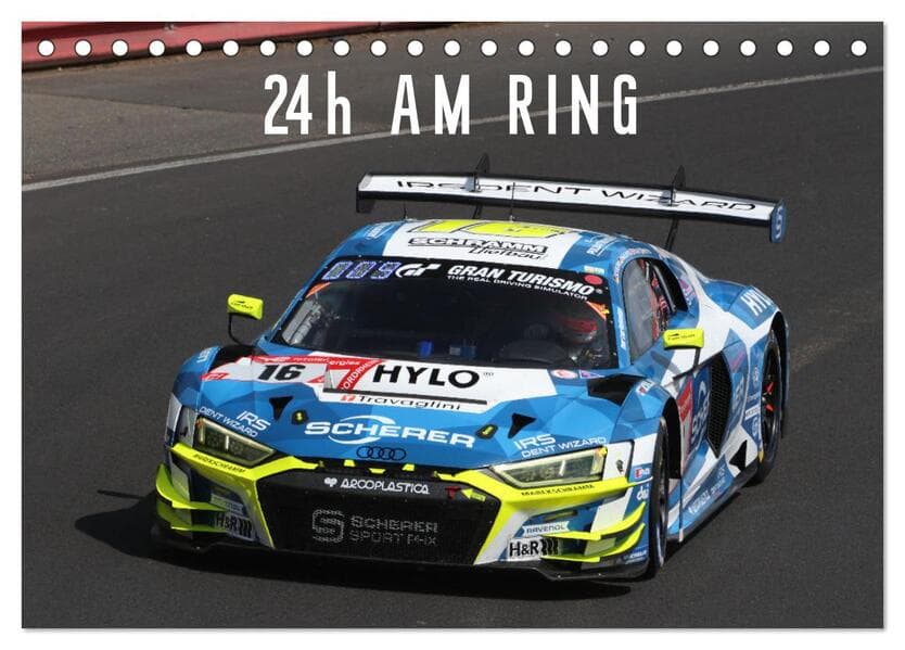 24h am Ring (Tischkalender 2026 DIN A5 quer), CALVENDO Monatskalender