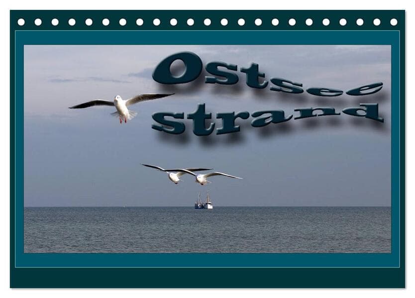 Ostsee-Strand (Tischkalender 2026 DIN A5 quer), CALVENDO Monatskalender