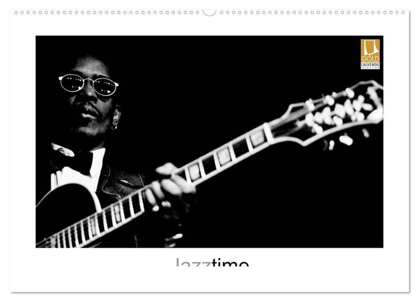 Jazztime (Wandkalender 2026 DIN A2 quer), CALVENDO Monatskalender