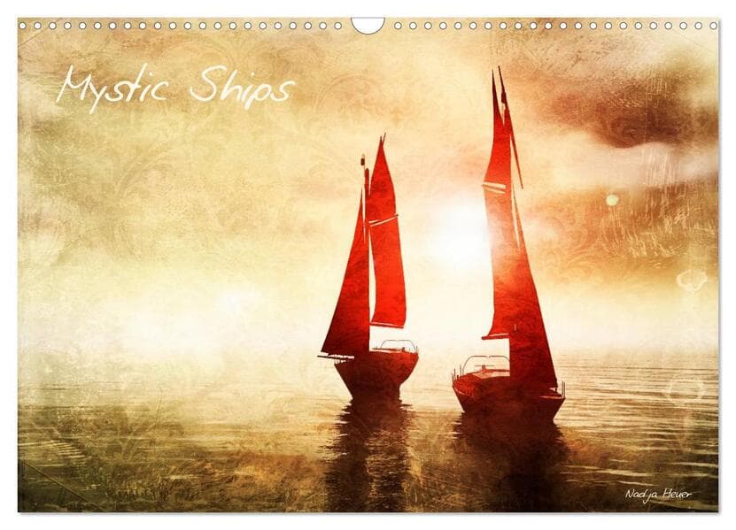 Mystic Ships (Wandkalender 2026 DIN A3 quer), CALVENDO Monatskalender