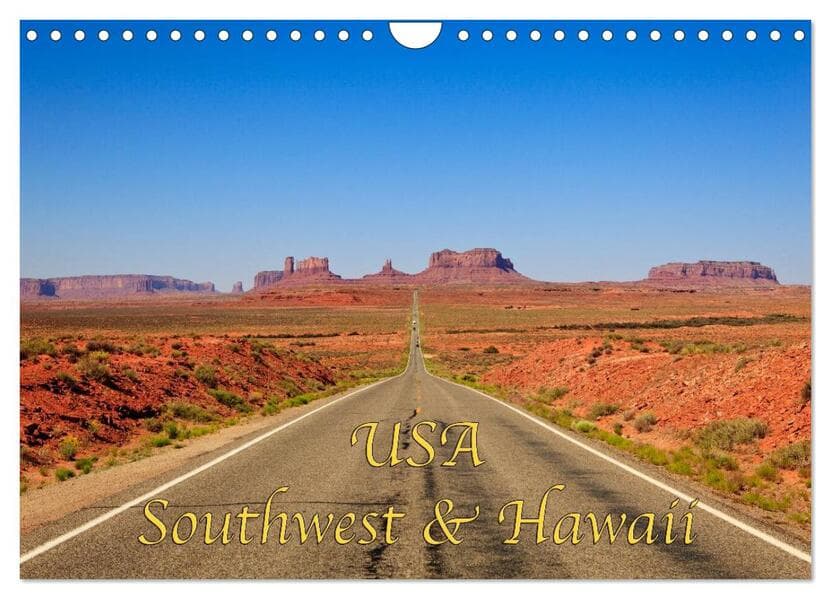 USA Southwest & Hawaii (Wandkalender 2026 DIN A4 quer), CALVENDO Monatskalender