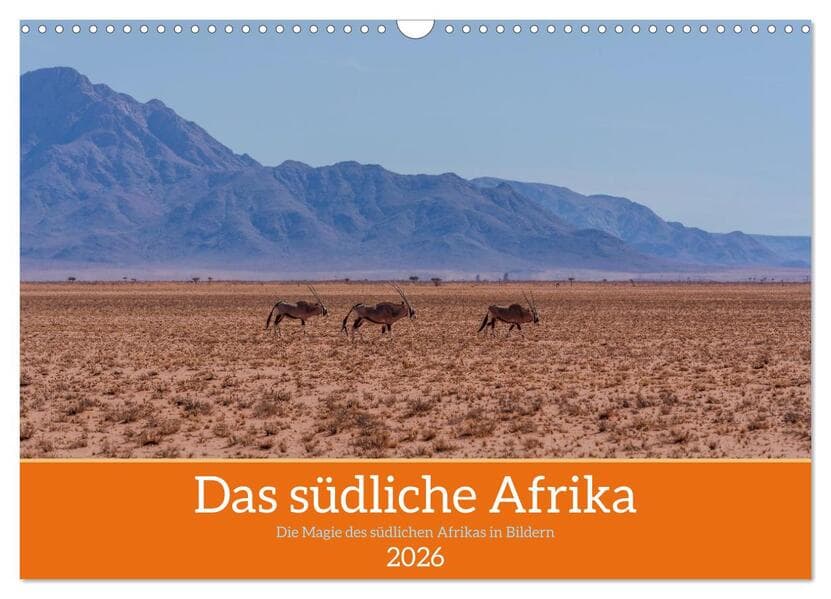 Das südliche Afrika 2026 (Wandkalender 2026 DIN A3 quer), CALVENDO Monatskalender