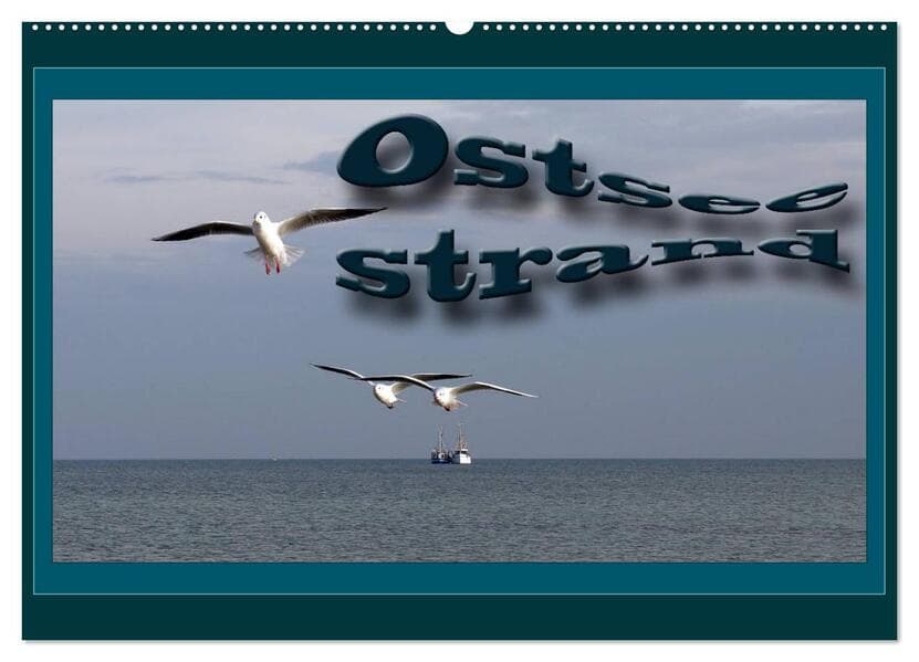 Ostsee-Strand (Wandkalender 2026 DIN A2 quer), CALVENDO Monatskalender