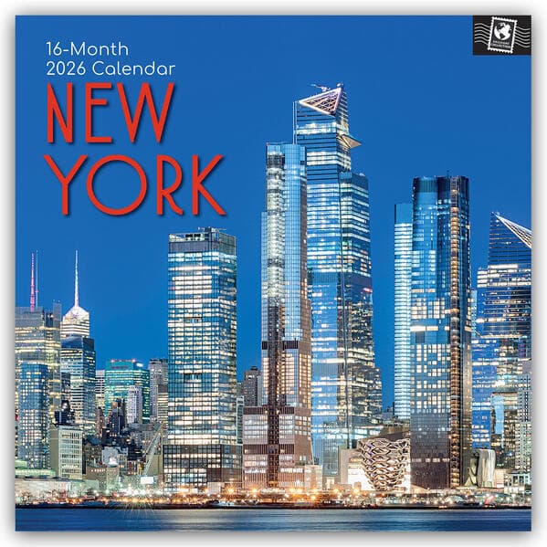 New York 2026 - 16-Monatskalender