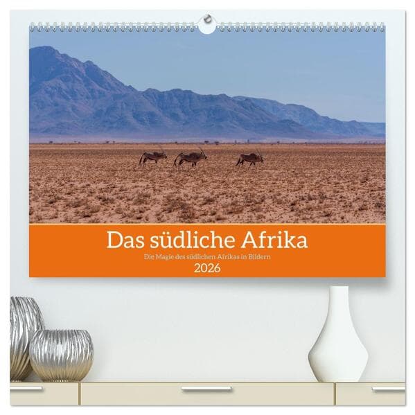 Das südliche Afrika 2026 (hochwertiger Premium Wandkalender 2026 DIN A2 quer), Kunstdruck in Hochgla