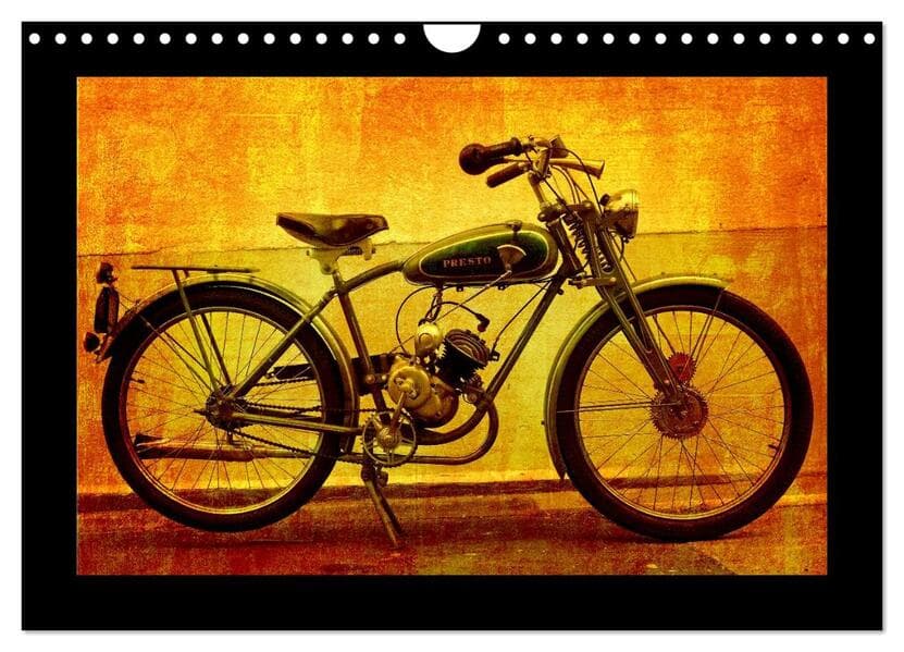 Motorrad Oldtimer (Wandkalender 2026 DIN A4 quer), CALVENDO Monatskalender