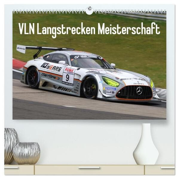 VLN Langstrecken Meisterschaft (hochwertiger Premium Wandkalender 2026 DIN A2 quer), Kunstdruck in H