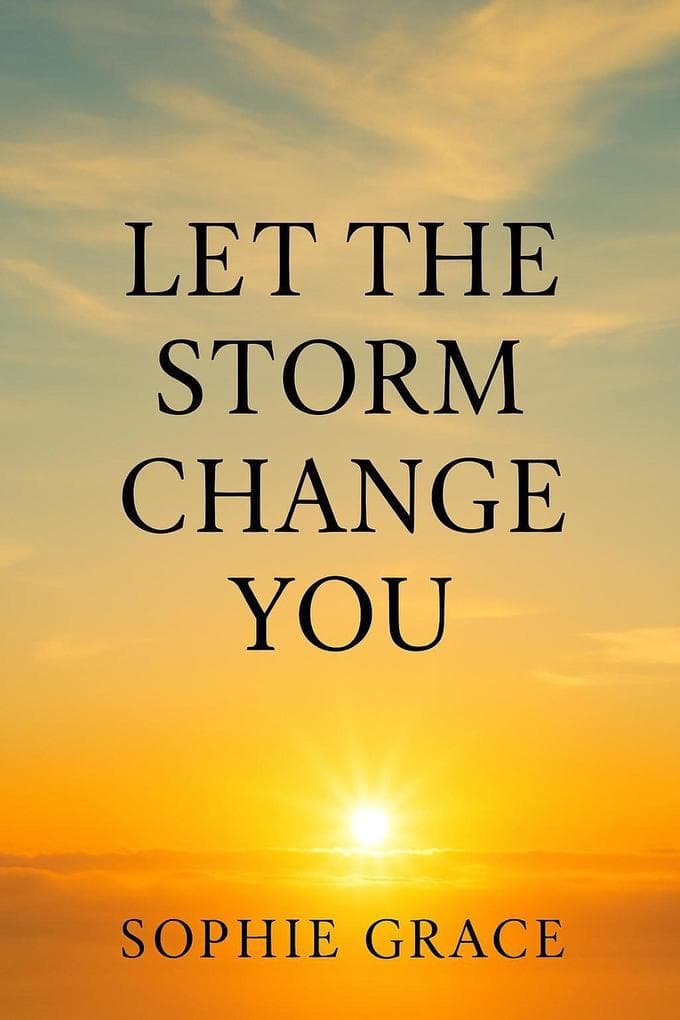 Let The Storm Change You