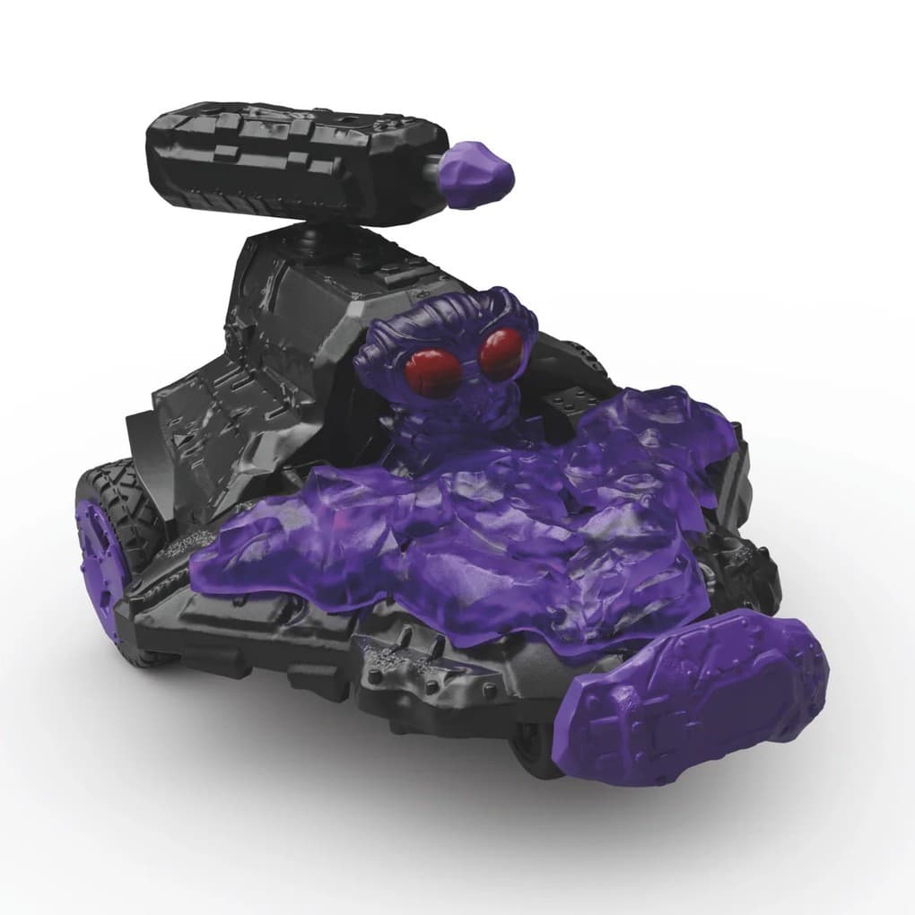 Schleich 42667 - Eldrador Creatures, Schatten Düsenjet Fahrzeug mit Mini Creature, Spielset