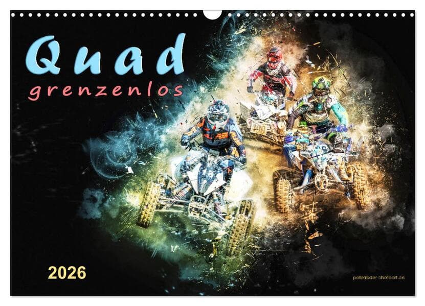 Quad grenzenlos (Wandkalender 2026 DIN A3 quer), CALVENDO Monatskalender