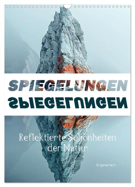 Spiegelungen - Reflektierte Schönheiten der Natur (Wandkalender 2026 DIN A3 hoch), CALVENDO Monatska