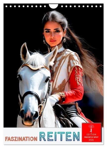 Faszination Reiten (Wandkalender 2026 DIN A4 hoch), CALVENDO Monatskalender