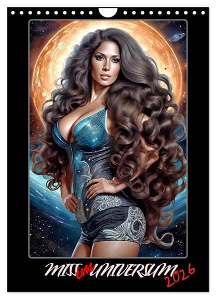 Miss im Universum (Wandkalender 2026 DIN A4 hoch), CALVENDO Monatskalender