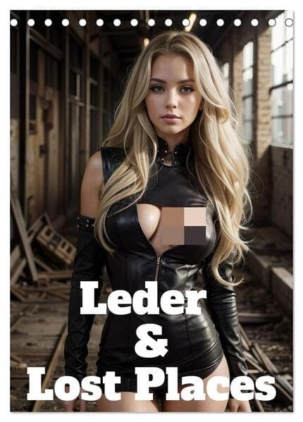 Leder und Lost Places (Tischkalender 2026 DIN A5 hoch), CALVENDO Monatskalender
