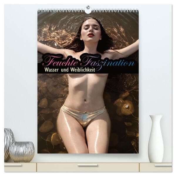 Feuchte Faszination - Wasser und Weiblichkeit (hochwertiger Premium Wandkalender 2026 DIN A2 hoch),