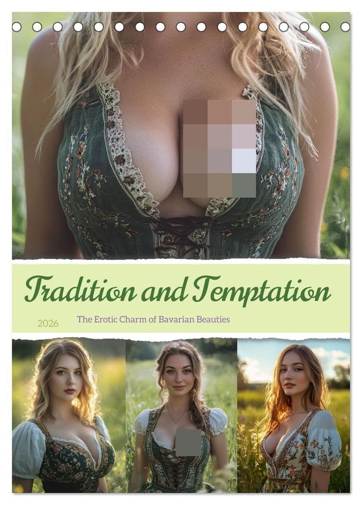 Tradition and Temptation (Desk Calendar 2026 DIN A5 portrait), CALVENDO 12 Month DeskCalendar