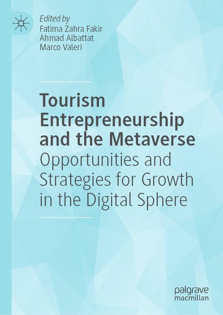 Tourism Entrepreneurship and the Metaverse